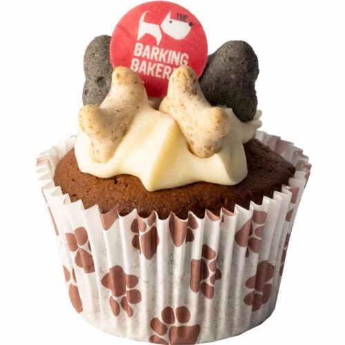 VANILLA WOOFIN WITH VANILLA FROSTING BARKING BAKERY