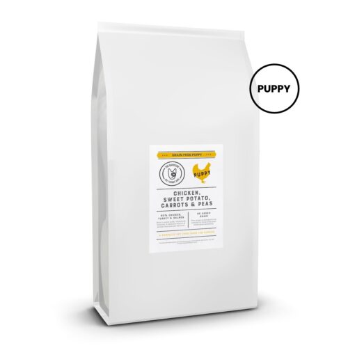 THE BARKSIDE, CHICKEN, SWEET POTATO, CARROTS & PEAS PUPPY FOOD