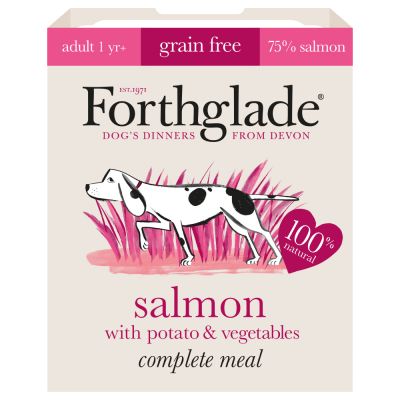 Forthglade Complete Meal Grain Free Dog Food (Salmon with Potato & Veg)