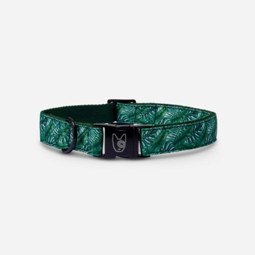 The Barkside Tropical Green Dog Collar