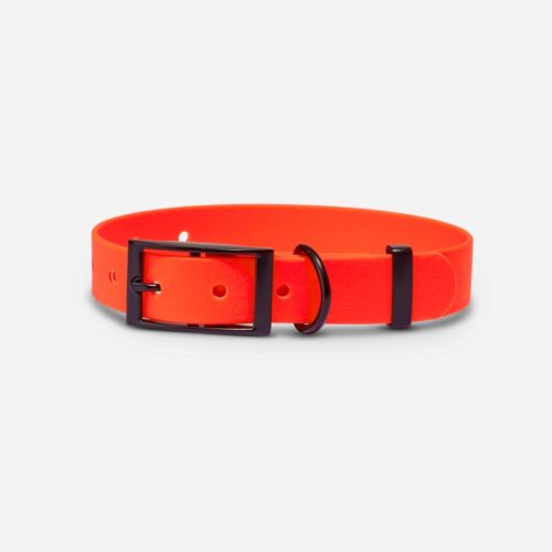 The Barkside Orange BioThane Dog Collar