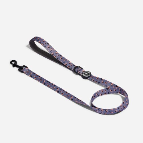 The Barkside Dusk Leopard Print Dog Lead