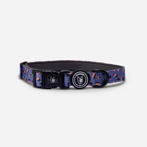 The Barkside Dusk leopard print Dog Collar