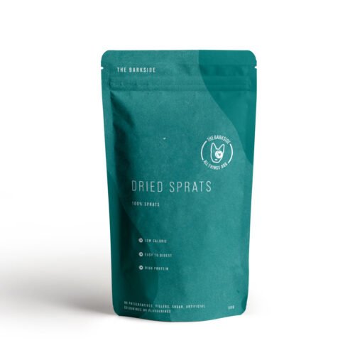 The Barkside Dried Sprats 100% Natural Dog Treats 50g