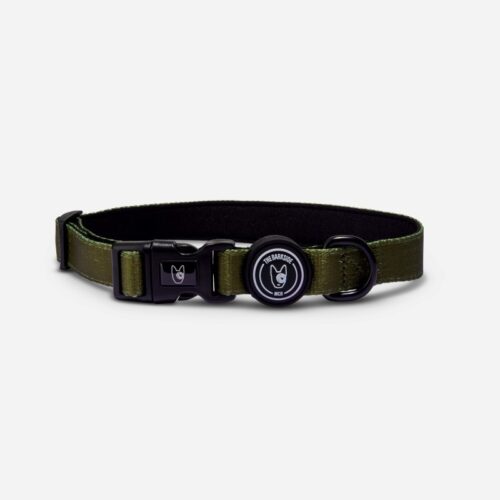 The Barkside Originals Khaki Green Dog Collar