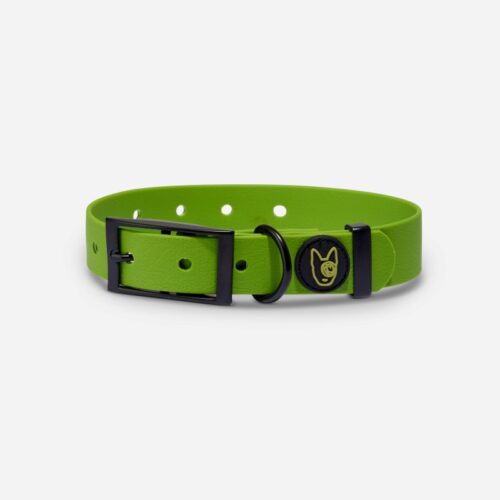 The Barkside Green BioThane Dog Collar