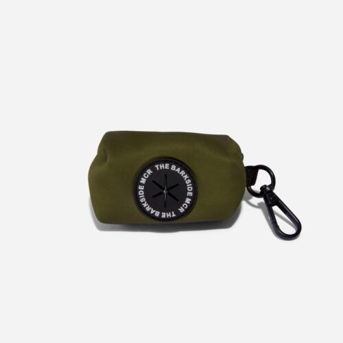The Barkside Originals Khaki poop bag holder