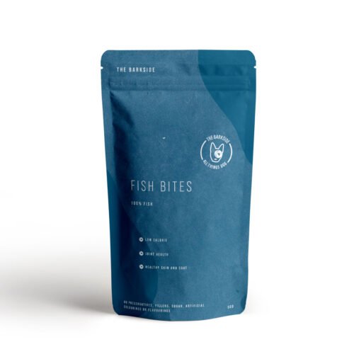 The Barkside 100% Natural Fish Bites Dog Treat 50g