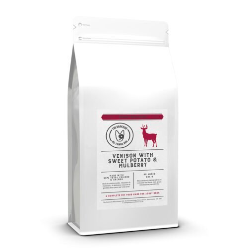 THE BARKSIDE, VENISON WITH SWEET POTATO & MULBERRY ADULT DOG FOOD