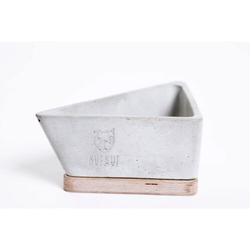 Stone Concrete Dog Bowl