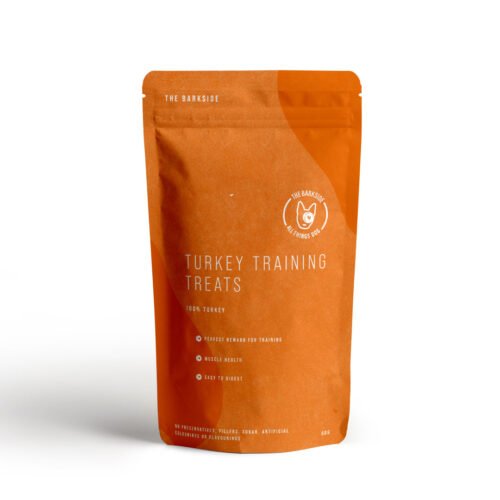 The Barkside 100% Turkey Training Dog Treats 80g