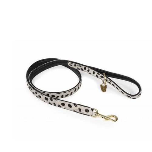 Digby and Fox Cow Hair Spot Print Dog Lead