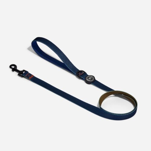 The Barkside Originals Navy, Orange and Khaki dog Lead