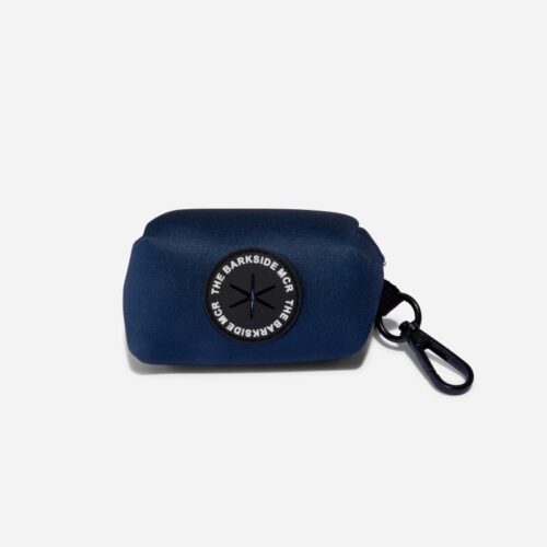 The Barkside Originals Dog Poo Bag Holder Navy