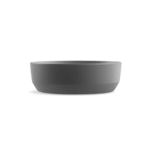 Bevel Grey Dog Bowl