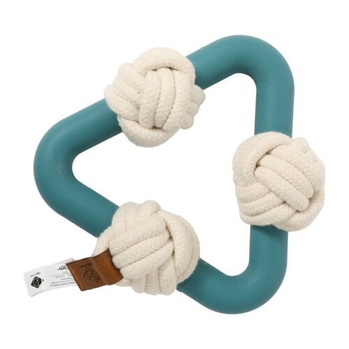 MILOU RUBBER & ROPE TOUGH DOG TOY