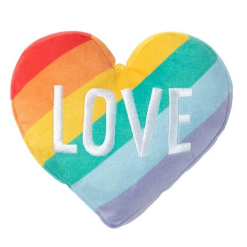 FUZZYARD PRIDE HEART DOG TOY
