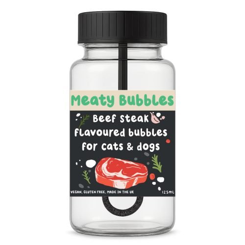 Meaty Bubbles Beef Steak for Dogs and Cats
