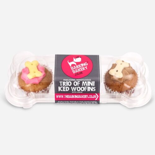 Barking Bakery Trio of Iced Dog Woofins