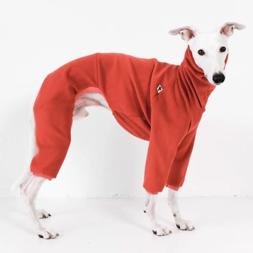 Terracotta Overall Fleece for Whippets