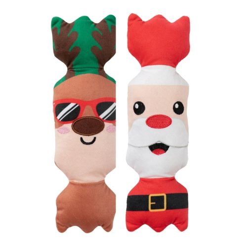 Shake Your Bon Bons 2Pk Dog Christmas Toy