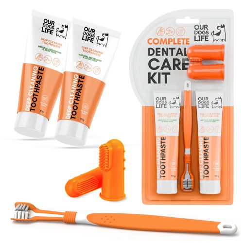 Our Dogs Life Dog Toothpaste and Toothbrush Set