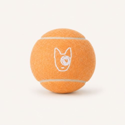 The Barkside Tennis Ball Peach